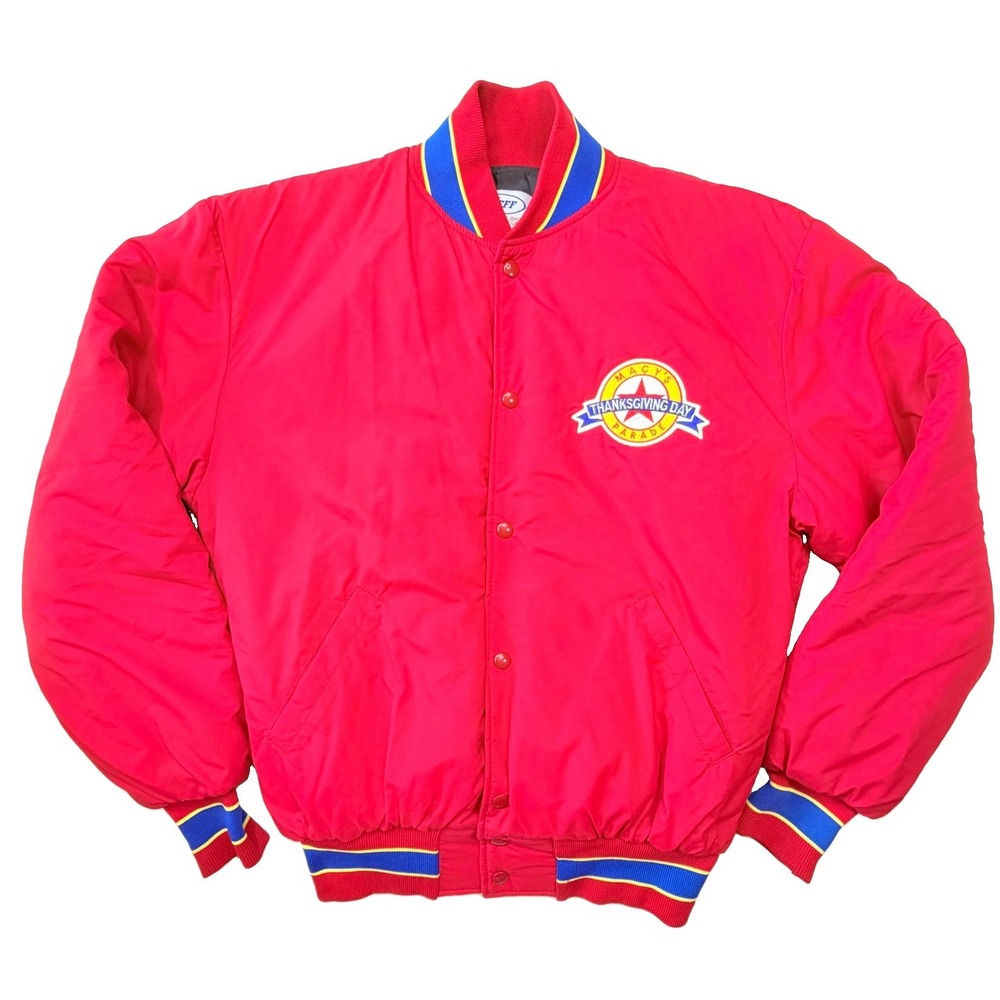 Vintage Macy's Thanksgiving Day Parade Jacket M Neff USA Performance Team
